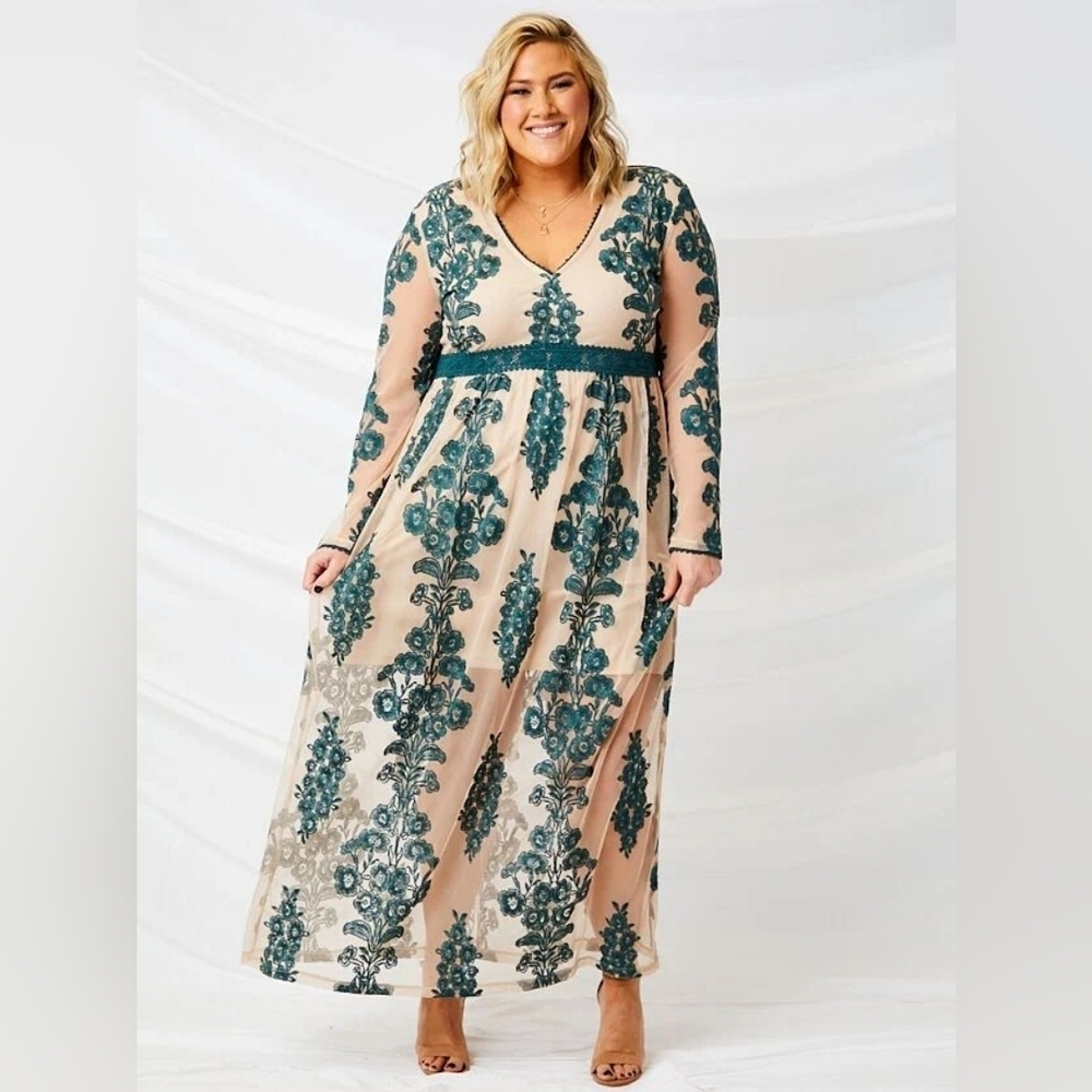 NEW! A Beautiful Soul Maxi Dress, Size  18/20